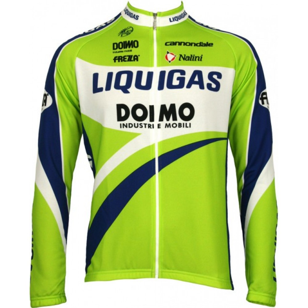 Liquigas 2010 Radsport-Profi-Team Long Sleeve Jersey